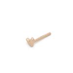 14K yellow gold Micro Nugget earring 2
