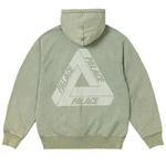 Худи Palace Washed Out Tri-Ferg Hood 'Green' 2