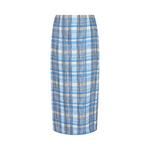 Юбки Ferragamo Plaid Print Maxi Skirt 'Bone' 1