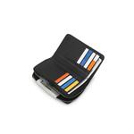 Унисекс-кошелек из натуральной кожи с защитой RFID — черный 6
