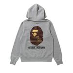Худи BAPE x OVO Пуловер Худи 'Серый' 2