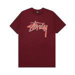Футболки Stussy Paisley Stock Tee 'Wine' 1