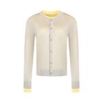 Кардиганы Bottega Veneta Cardigan 'Pearl Grey/Sherbert' 1