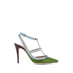 Rockstud patent leather pumps 1