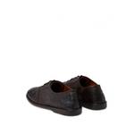Stesa ostrich-effect leather derby shoes 3