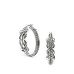 Infinite Love knot hoop earrings 2