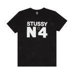 Футболки Stussy No. 4 Tee 'Black' 1