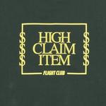 Футболки Flight Club High Claim Item T 'Dark Green/Yellow' 3