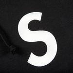 Худи Supreme S Logo Split Hooded Sweatshirt 'Black' 3