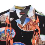 Рубашки на пуговицах Pleasures 7 Wonder Camp Shirt 'Black' 3