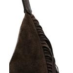 Aria fringe-trim suede shoulder bag 3