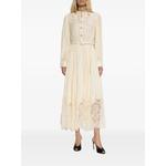 lace-trim pleated dress 2