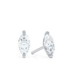 Серьги The Marquise из белого золота с бриллиантами 2