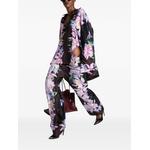 floral-print silk trousers 3