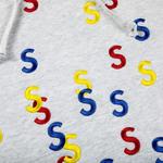 Худи Supreme Embroidered S Hooded Sweatshirt 'Ash Grey' 2