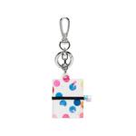mini Book confetti-print keyring 1