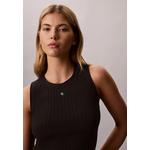 Хлопковый ребристый топ-майка - Calvin Klein Jeans 4