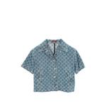 2010s GG jacquard denim shirt 1