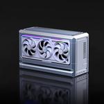 XiKii Industry FF07 Mini-ITX корпус - серебристо-белый 2