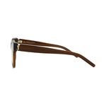 Очки Saint Laurent Cat Eye-Frame Acetate Optical Frames «Brown Brown Transparent» 3