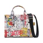 Сумки-тоут Marc Jacobs The Medium Pop Americana Canvas Сумка-тоут 'Белый/Мультиколор' 1