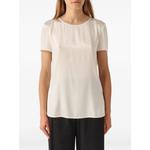 satin-finish short-sleeve top 1