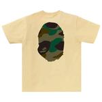 Футболки BAPE Giant 1st Camo Big Ape Head Tee 'Yellow' 2
