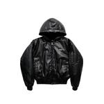 Hoiy oversized hooded bomber jacket 1