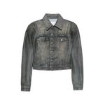 puff-sleeve denim jacket 1