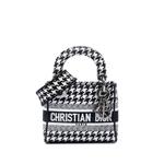 Сумка-сэтчел Mini Embroidered Canvas Houndstooth Lady D Lite (2022 год) 1