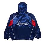 Трековые куртки Supreme Satin Hooded Track Jacket 'Navy' 2