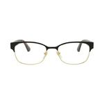 Очки Gucci Square-Frame Metal Optical Frames 'Черный Гавана Прозрачный' 1