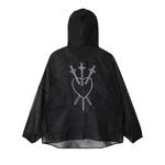 Анораки GOAT Sheer Three of Swords Tarot Anorak Черный/Серебряный 1