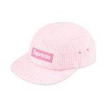 Кепки Supreme Monogram Gingham Camp Cap 'Pink' 1