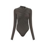 ruched long-sleeve bodysuit 1