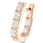 Серьги-кольца Linka Grande из розового золота с бриллиантами 2