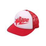 Кепки-дальнобойщики BAPE Sta Mesh Cap «Красный» 3