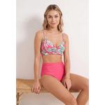 Бикини-сет Tropical Print Drapeli Triangle Covered Hipster High Waist Tbess25Bt22 3