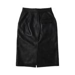Низы Willy Chavarria Leather Skirt 'Черный' 2