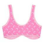 Топы Marine Serre Moon Printed Jersey Bra 'Pink' 2