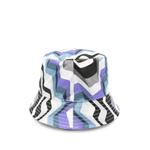 zigzag-print bucket hat 2
