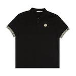 Поло Moncler Logo Patch Short-Sleeve Polo 'Black' 1