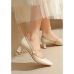 Туфли Мэри Джейн из микрофибровой кожи 5CM 2355-2 5