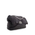 Monaco Chain Flap Nylon Large shoulder bag 3