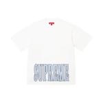 Рубашки и топы Supreme Cracked Stretch Short-Sleeve Top 'White' 1