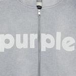 Молния PURPLE BRAND HWT Флисовая толстовка с капюшоном на полной молнии 'Heather' 3