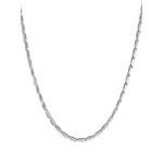 Серебряное колье Faceted Link (3 мм) 1