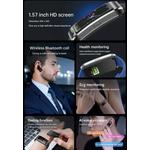 2 в 1 Умные часы / Гарнитура - Унисекс - IOS/Android - IP67 Водонепроницаемые - Черный 7