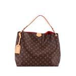 Graceful Handbag Monogram Canvas MM hobo bag 2