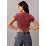 Футболка Baby Fit с логотипом и ребристой текстурой - Calvin Klein Jeans 2